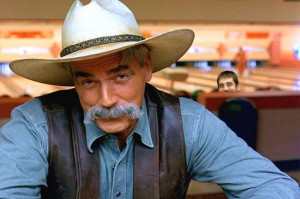 Sam as The Stranger in The Big Lebowski (1998)
