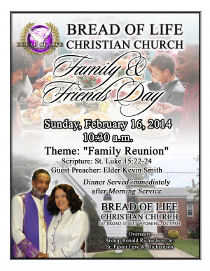 Family And Friends Day At Church