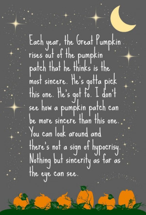 The Great Pumpkin!