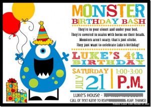 Monster Birthday Bash
