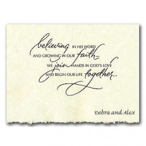Photo Gallery of the Christian Wedding Invitations