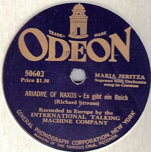 Maria JERITZA Ariadne of Naxos Es gibt ein Reich Strauss