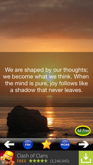 Buddha Quotes 500! Daily Buddhist Meditation & Words of Wisdom FREE!