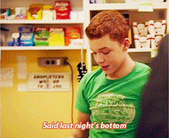 ... Shameless quotes ever. Followed by one of the best Mickey looks EVER