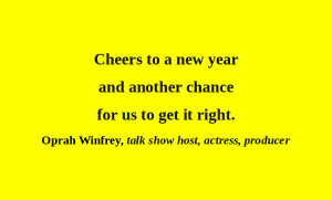 Oprah Winfrey and the New Year - Day 365