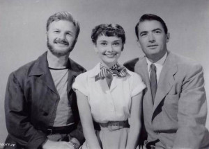 Eddie Albert, Audrey Hepburn, and Gregory Peck in “Roman Holiday ...