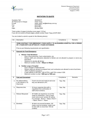 Food Supply in Hospital Contract by gyf19478