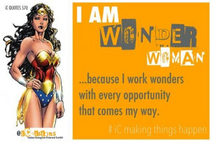am Wonder Woman....superpowers superheroes opportunity comic
