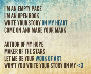 Write Your Story by Francesca Battistelli - Amazing song!! Amazing ...