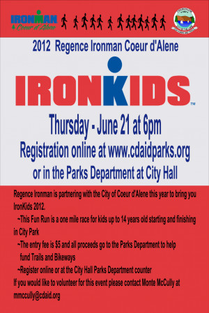 Sign your child up for the IronKids event