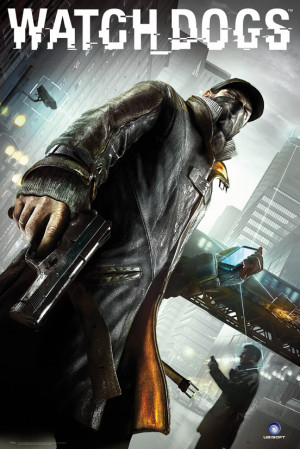Home Watch Dogs Cover Maxi Poster