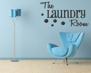 The Laundry Room Vinyl Decal Wall Quote Home Decor Lettering Sticker ...