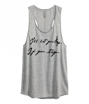 Image of If I Stay Inspired Quote Tank