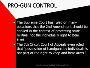 Pro Gun Control Pro-gun control
