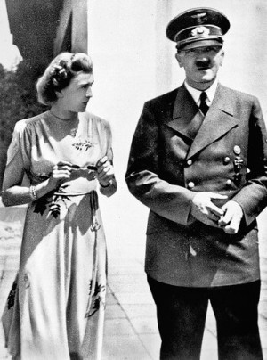 Mistress of the house: Eva Braun with Hitler at their Bavarian retreat ...