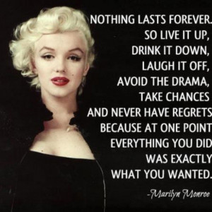 never have regrets