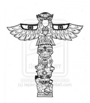 Tattoo Design Totem Pole...