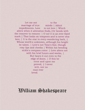Instant Download - Printable Wall Art, Shakespeare Love Sonnet ...