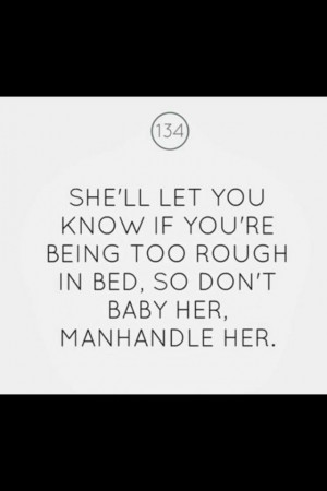 love this rough in bed quote ...