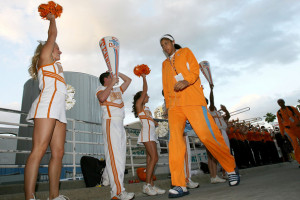 Basketball Player Candace Parker The Tennessee Volunteers Arrives
