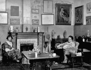 ... galleries >> Old Paris > 1922 - Gertrude Stein with Alice B. Toklas
