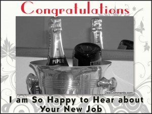 Funny Good Luck Quotes For New Job To hear about your new job