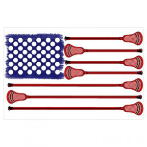 CafePress > Wall Art > Posters > Lacrosse AmericasGame Poster
