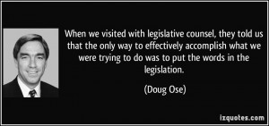 More Doug Ose Quotes
