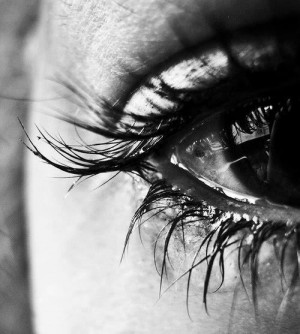 black and white, cry, eye, girl, photography, tears