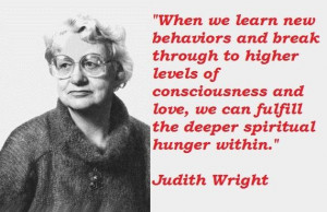 Judith wright famous quotes 5