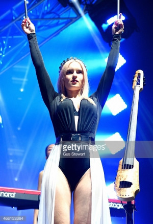 News Photo Grace Chatto of Clean Bandit performs on stage at