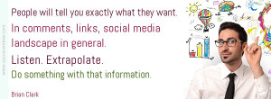SEO - Quote - Strategic Advisory: People will tell you exactly what ...
