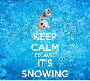 Keep Calm Its Snowing Outside And Carry Image Generator