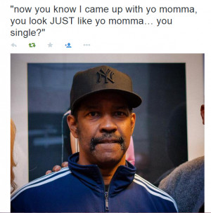 ... kissed Denzel and we don’t know about It. THAT AINT OUR DENZEL NIGGA