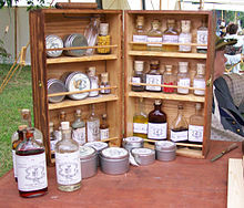 An assortment of American Civil War era medicines