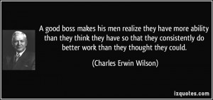 Great Boss Quotes However, to make decisions,