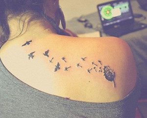45 Dandelion Tattoo Designs for Women