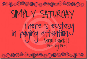 Simply Saturday