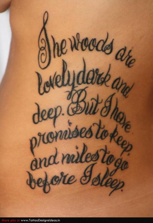 Rib Tattoo Good Quotes You