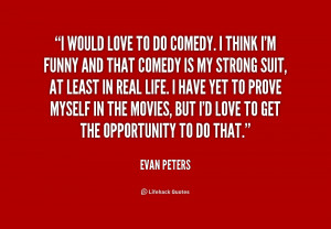 Love Evan Peters Quotes