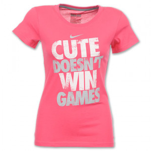 Nike T Shirt Sayings Women Nike attitude women's tee