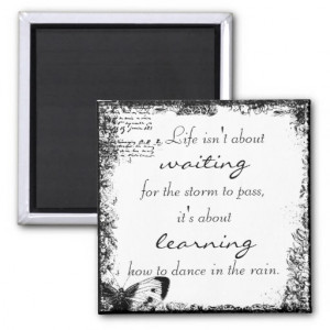 Vintage Life Dance Quote Magnet