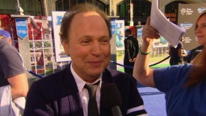 Billy Crystal is on the red carpet at the premiere of 