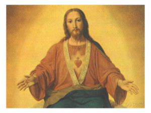 Sacred Heart of Jesus, 1965 Giclee Print
