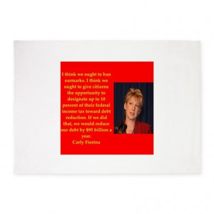 2016 Gifts > 2016 Bedroom Décor > carly fiorina quote 5'x7'Area Rug