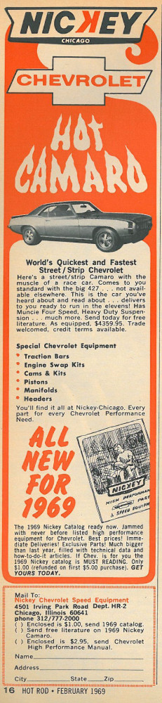 Vintage Ad of the Week: Nickey Chevrolet - Hot Rod Magazine Blog