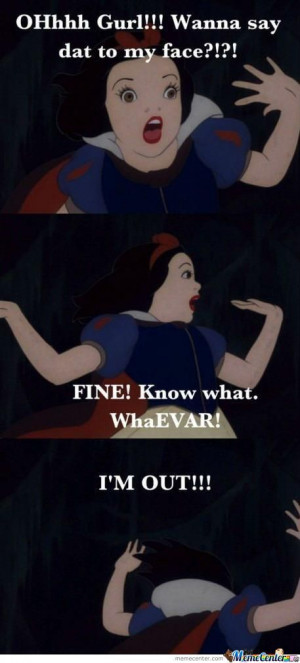 Ghetto Snow White Meme