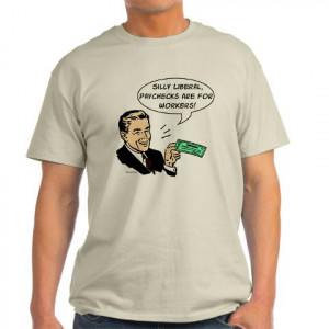 Funny Anti Liberal Welfare Check T-Shirt