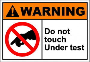 warnH031 - do not touch under test.eps
