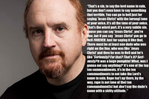 Louis CK: Saying The Lords Name In Vain [Pic]